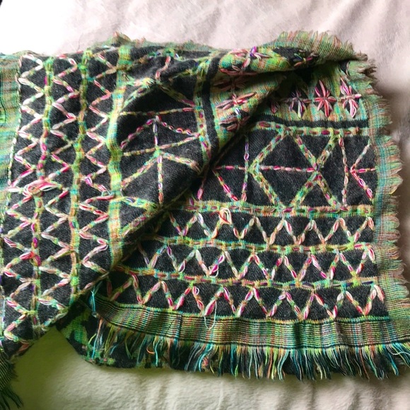 Oversized Anthropologie Free people wool scarf xs s m l - Picture 1 of 3